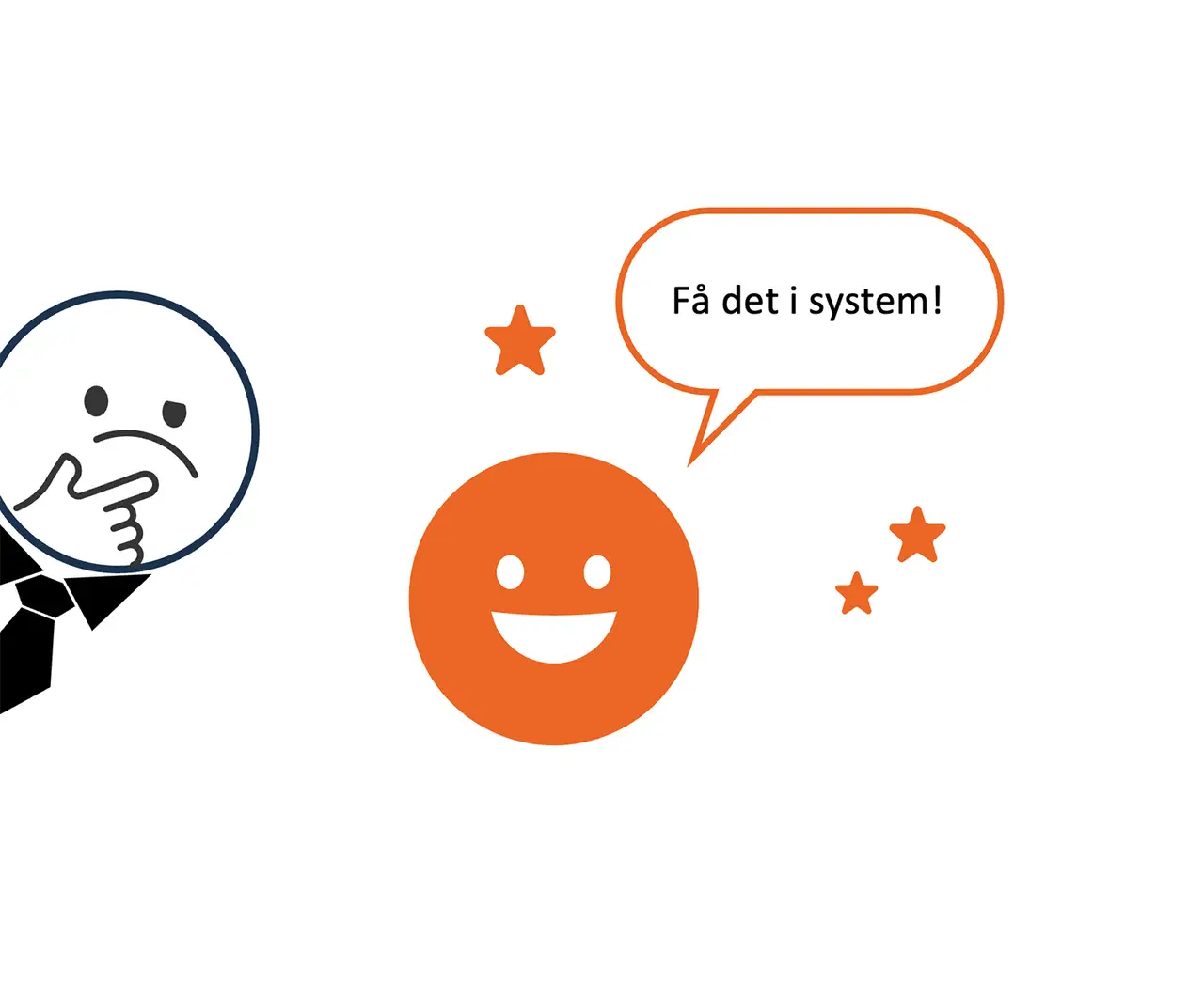 Få det i system